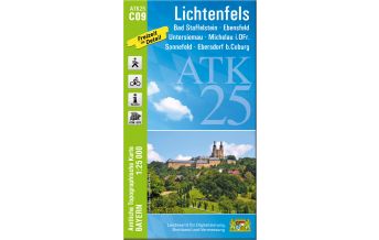 Hiking Maps Bavaria ATK25-C09 Lichtenfels (Amtliche Topographische Karte 1:25000) LDBV