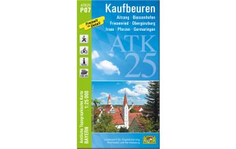 Hiking Maps Bavaria ATK25-P07 Kaufbeuren (Amtliche Topographische Karte 1:25000) LDBV