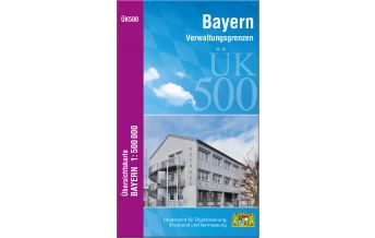 Road Maps Germany ÜK500 Amtliche Übersichtskarte von Bayern 1:500000 / ÜK500 Übersichtskarte von Bayern 1:500000 LDBV