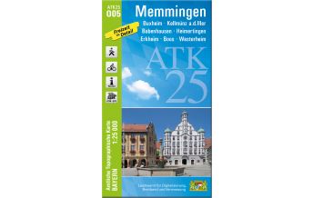 Hiking Maps Bavaria Bayerische ATK25-O05, Memmingen 1:25.000 LDBV