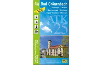 Hiking Maps Bavaria Bayerische ATK25-P05, Bad Grönenbach 1:25.000 LDBV