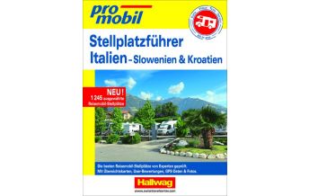 Camping Guides Stellplatz-Atlas Italien 2020/2021 Promobil Hallwag Verlag