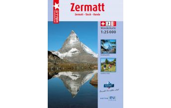 Hiking Maps Switzerland Rotten-Wanderkarte 7, Zermatt 1:25.000 Rotten-Verlag AG