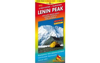 Hiking Maps Asia Bergsteigerkarte Lenin Peak 1:100.000 Gecko Maps