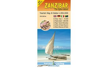 Straßenkarten Afrika Harms Tourist Map - Zanzibar - The Spice Island (Sansibar) 1:100.000 Pemba 1:250.000 Harms IC