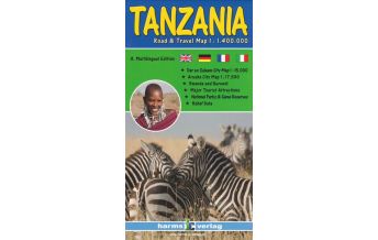 Straßenkarten Tanzania Harms IC