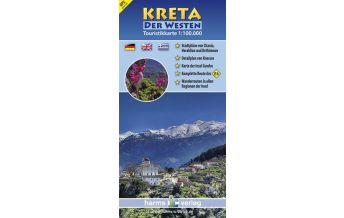 Hiking Maps Crete Touristikkarte, Kreta - Der Westen 1:100.000 Harms IC