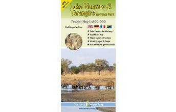 Road Maps Africa Lake Manyara & Tarangire National Park 1:200.000 Harms IC