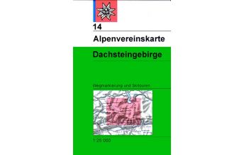 Ski Touring Maps Alpenvereinskarte 14, Dachsteingebirge 1:25.000 Österreichischer Alpenverein