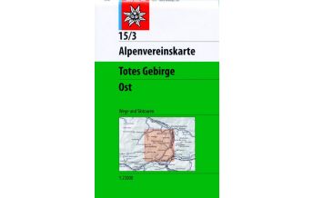 Ski Touring Maps Alpenvereinskarte 15/3, Totes Gebirge - Ost 1:25.000 Österreichischer Alpenverein