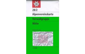 Wanderkarten Vorarlberg Alpenvereinskarte 28/2, Verwallgruppe Mitte 1:25.000 Österreichischer Alpenverein