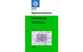 Skitourenkarten Alpenvereinskarte 31/3-Ski, Brennerberge 1:50.000 Österreichischer Alpenverein