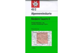 Wanderkarten Steiermark Alpenvereinskarte 45/2, Niedere Tauern 2, 1:50.000 Österreichischer Alpenverein