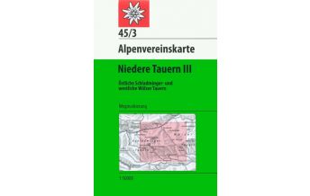 Wanderkarten Steiermark Alpenvereinskarte 45/3, Niedere Tauern 3 1:50.000 Österreichischer Alpenverein