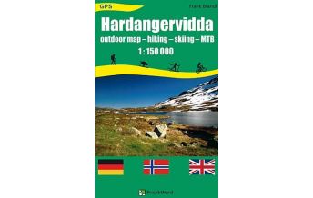 Hiking Maps Scandinavia Hardangervidda 1:150.000 Mollenhauer & Treichel