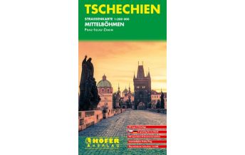 Straßenkarten Tschechien Höfer Straßenkarte CS 005 Mittelböhmen 1:200.000 Höfer Verlag