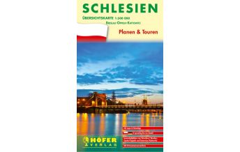 Straßenkarten Tschechien Höfer Übersichtskarte PL 111, Schlesien 1:500.000 Höfer Verlag