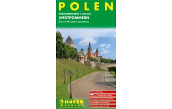 Road Maps Poland Polen - PL 001 1:200.000 Höfer Verlag