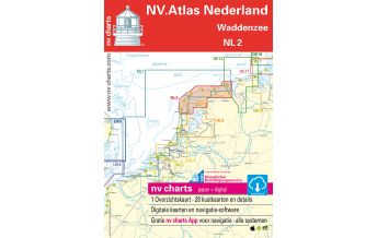Seekarten Niederlande und Belgien NV.Atlas NL 2 Niederlande - Waddenzee 2022 Nautische Veröffentlichungen