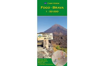 Straßenkarten Afrika Cabo Verde: Fogo, Brava 1:50.000 AB Kartenverlag Attila Bertalan