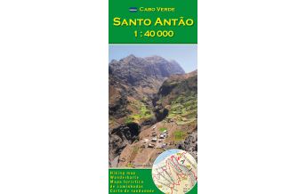 Wanderkarten Afrika Cabo Verde: Santo Antão 1:40.000 AB Kartenverlag Attila Bertalan