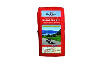 Motorradreisen Tourenkarten Set Norwegen Süd (FolyMaps) Touristik-Verlag Vellmar