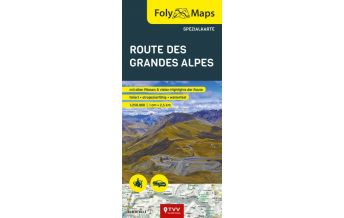 Motorcycling FolyMaps Route des Grandes Alpes Spezialkarte Touristik-Verlag Vellmar