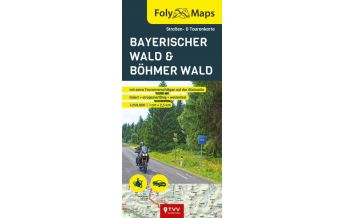 Motorradreisen FolyMaps Böhmerwald / Bayerischer Wald 1:250 000 Touristik-Verlag Vellmar