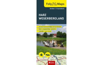 Motorcycling FolyMaps Harz Weserbergland 1:250 000 Touristik-Verlag Vellmar