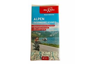 Motorradreisen Motorradkarten Set Alpen Österreich Schweiz Touristik-Verlag Vellmar