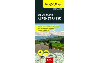 Motorcycling FolyMaps Deutsche Alpenstraße Spezialkarte Touristik-Verlag Vellmar