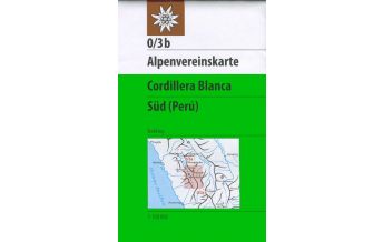 Wanderkarten Südamerika Alpenvereinskarte Cordillera Blanca Süd 1:100.000 Österreichischer Alpenverein