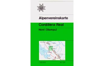 Hiking Maps South America Alpenvereinskarte 0/8, Cordillera Real Nord 1:50.000 Österreichischer Alpenverein