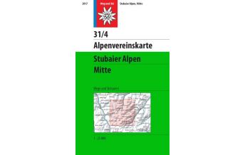 Ski Touring Maps Alpenvereinskarte 31/4, Stubaier Alpen - Mitte 1:25.000 Österreichischer Alpenverein