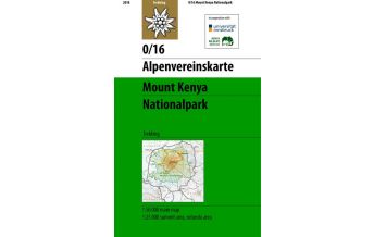 Wanderkarten Afrika Alpenvereinskarte 0/16, Mount Kenya Nationalpark 1:50.000 Österreichischer Alpenverein