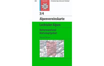 Wanderkarten Tirol Alpenvereinskarte 3/4, Lechtaler Alpen - Heiterwand, Muttekopfgebiet 1:25.000 Österreichischer Alpenverein