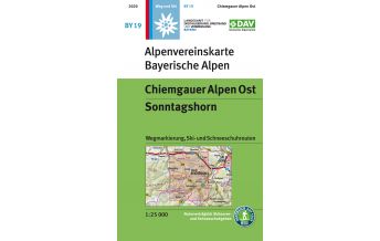 Hiking Maps Salzburg Chiemgauer Alpen Ost, Sonntagshorn 1:25.000 Österreichischer Alpenverein