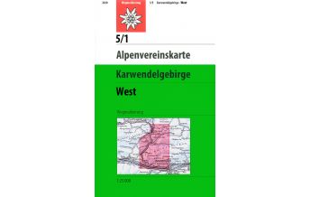 Hiking Maps Tyrol Alpenvereinskarte 5/1, Karwendelgebirge - West 1:25.000 Österreichischer Alpenverein