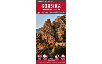 Motorradreisen MoTourMaps Korsika 1:150.000 MoTourMedia