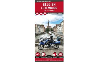 Road Maps Luxembourg MoTourMaps Belgien • Luxemburg Auto- und Motorradkarte 1:300.000 MoTourMedia