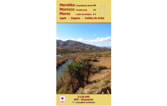 Straßenkarten Marokko N12: Agdz • Zagora • Vallée du Drâa • 1:120.000 Huber Verlag