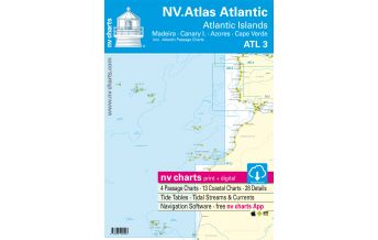 Imray Seekarten Spanien und Portugal NV Atlas Atlantic ATL 3 - Atlantic Islands 2022 Nautische Veröffentlichungen