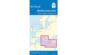 Nautical Charts Mediterranean NV.Pilot 3 - Mediterranean East 1:1.750.000 Nautische Veröffentlichungen