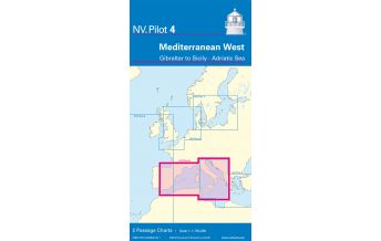 Seekarten Mittelmeer NV.Pilot 4 - Mediterranean West 1:1.750.000 Nautische Veröffentlichungen