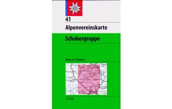 Ski Touring Maps Alpenvereinskarte 41, Schobergruppe 1:25.000 Österreichischer Alpenverein