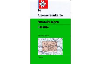 Ski Touring Maps Alpenvereinskarte 16, Ennstaler Alpen - Gesäuse 1:25.000 Österreichischer Alpenverein