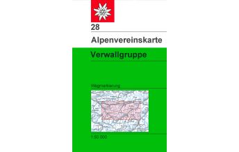 Hiking Maps Austria Alpenvereinskarte 28, Verwallgruppe 1:50.000 Österreichischer Alpenverein