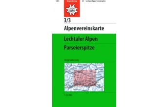 Wanderkarten Tirol Alpenvereinskarte 3/3, Lechtaler Alpen - Parseierspitze 1:25.000 Österreichischer Alpenverein