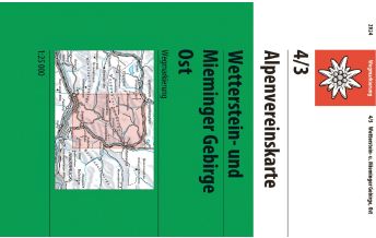 Hiking Maps Tyrol Alpenvereinskarte 4/3, Wetterstein- und Mieminger Gebirge - Ost 1:25.000 Österreichischer Alpenverein