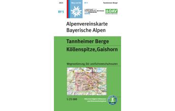 Ski Touring Maps Alpenvereinskarte BY-5, Tannheimer Berge, Köllenspitze, Gaishorn 1:25.000 Österreichischer Alpenverein